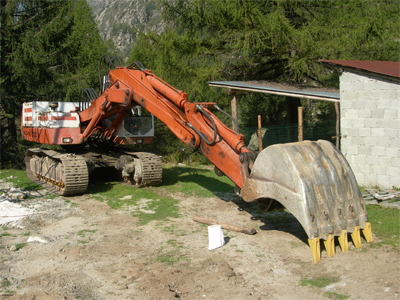 Escavatore ex Cariboni S.p.A.