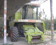 Claas Dominator hillside