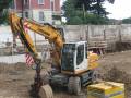 cantiere a Lissone: Liebherr A314C I.S.A.C.