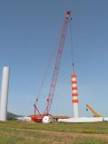 Montaggio della torre eolica
