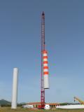 Montaggio della torre eolica