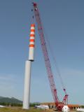 Montaggio della torre eolica