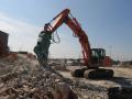 Fiat Kobelco E235 con frantumatore