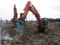demolizione con Fiat Kobelco E235