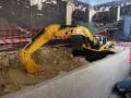 lavori di ammodernamento  parcheggio automezzi