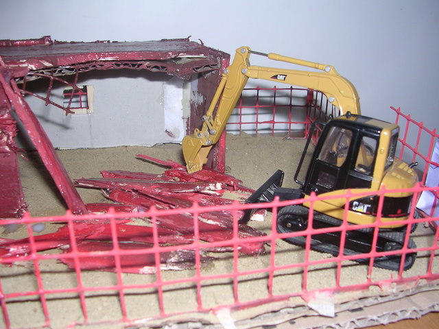 diorama demolizione