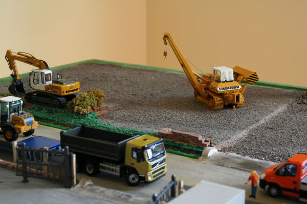Liebherr RL 52 ( posa tubi ) diorama 2