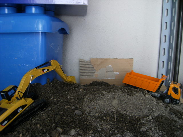 scavo per nuova strada