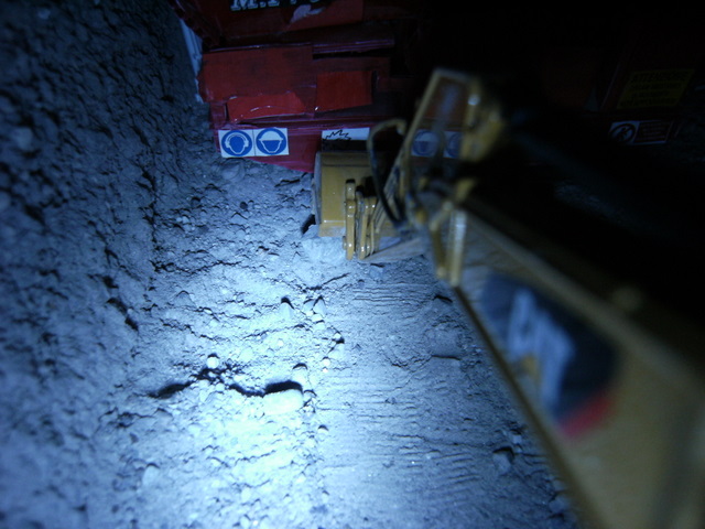 lavori notturni in cava