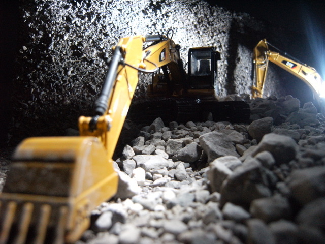 lavori notturni in cava