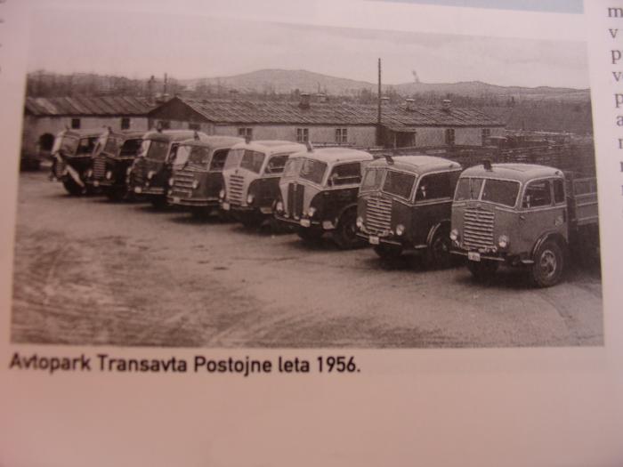 Parco mezzi anni '50