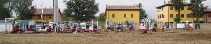 Il parco macchine TAKEUCHI