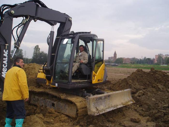 Il nostro affezionato collaudatore Mecalac: Giacomo Virdis