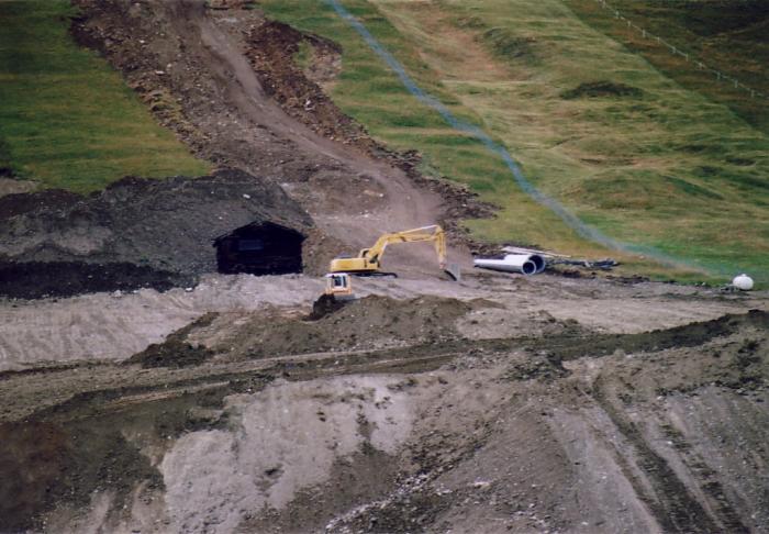 costruzione seggiovia Livigno