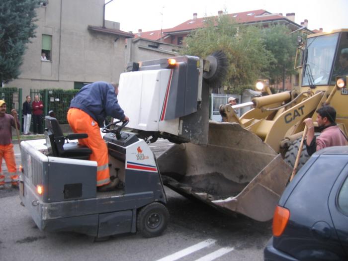 lavori stradali vie Galilei e Verdi a Muggiò impresa Cereda