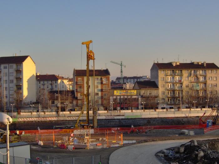 Idrofresa all'altezza di staz Dora