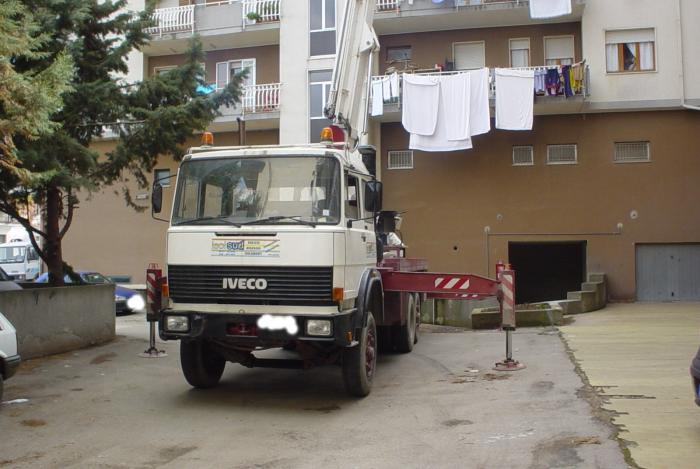 Lavori con Piattaforma Aerea