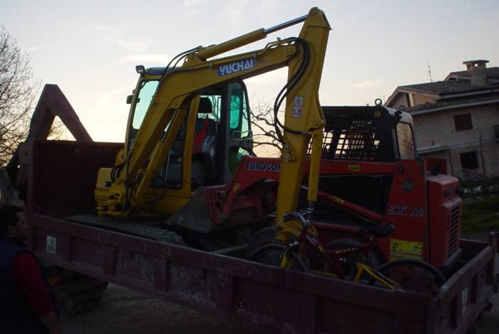 Trasporto Mini-Escavatori (Particolare)