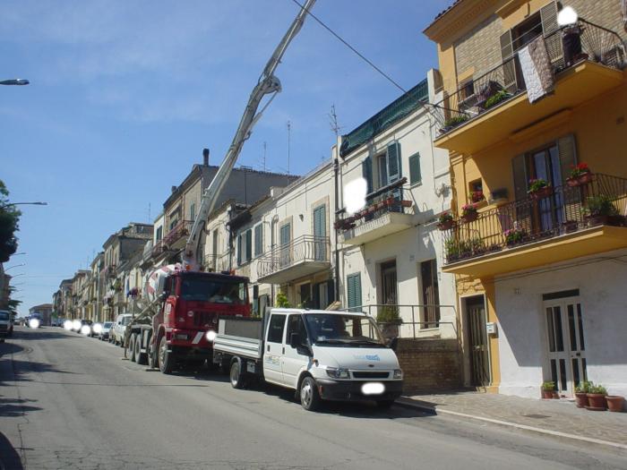 Lavori con Betonpompa Cifa Magnum Metro28