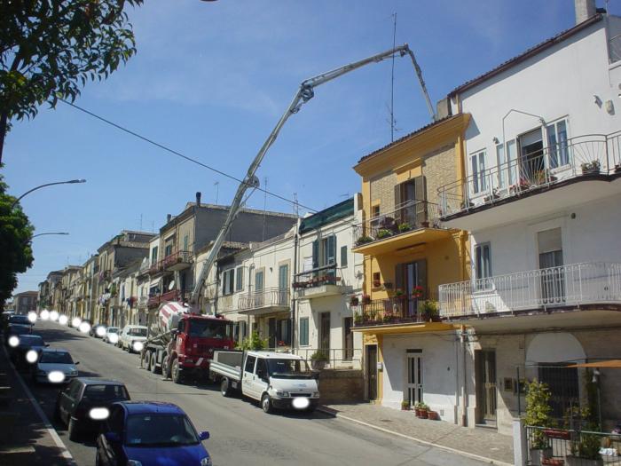 Lavori con Betonpompa Cifa Magnum Metro28