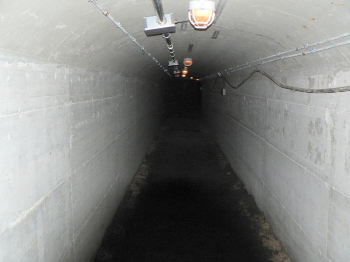 L'inizio della galleria.