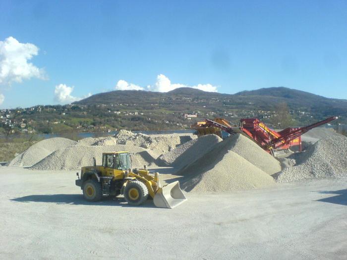 Impianti e calcare lavorato.