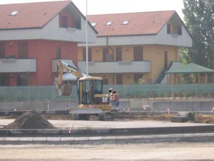 lavori realizzazione rotonda