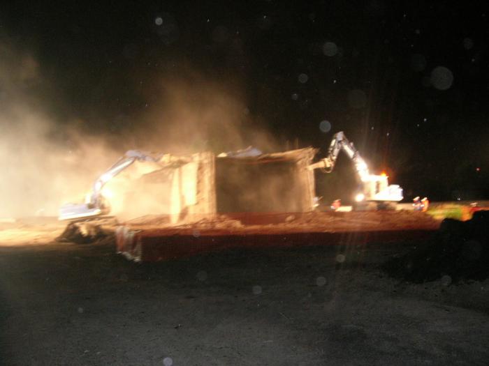 demolizione cavalcavia