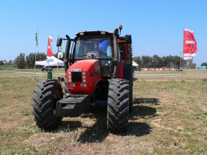 Same Iron 150 con fresa Maschio pieghevole da 4m