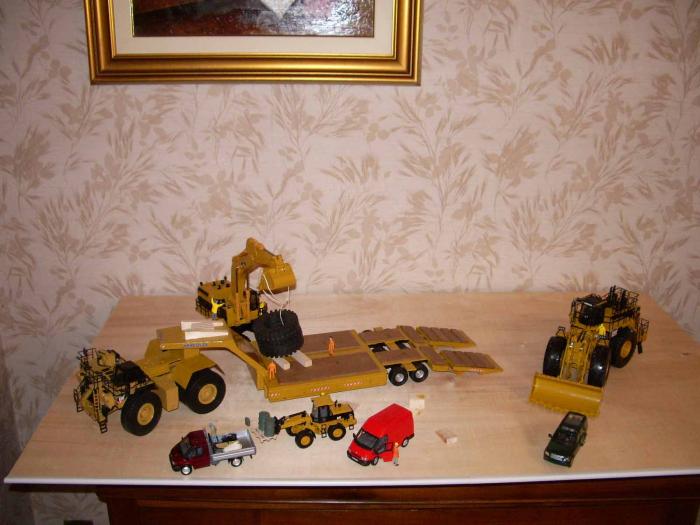 Arrivo di caricatore gommato in miniera