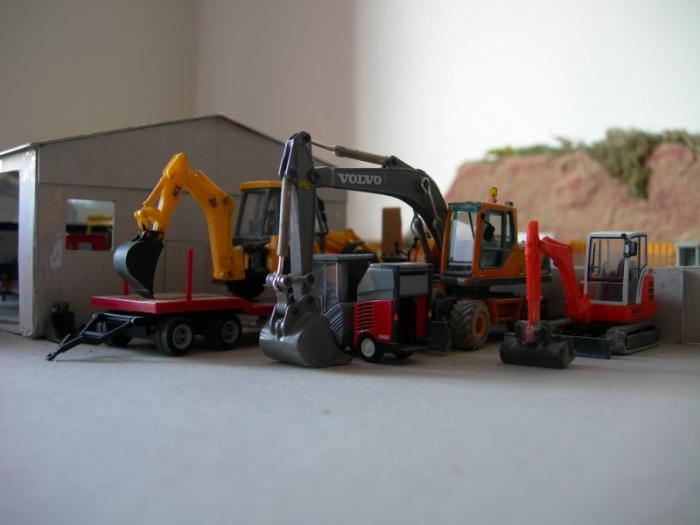 I mezzi in deposito per la pausa natalizia