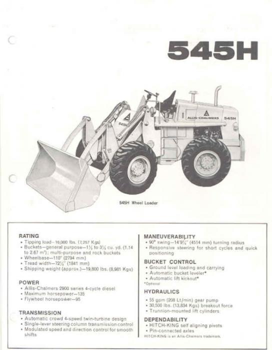Allis Chalmers 545H