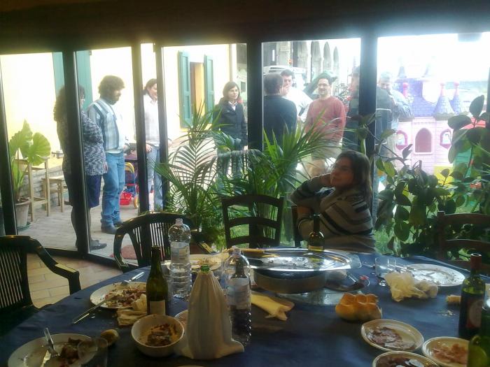 Prima parte del pranzo quasi finita