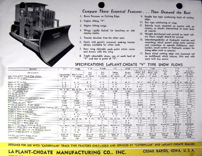 Caterpillar La Plant Choate
