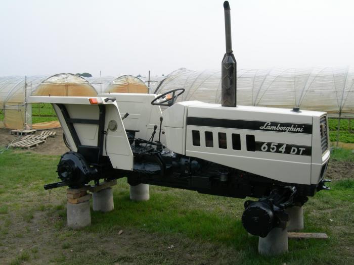 Lamborghini 654DT in manutenzione
