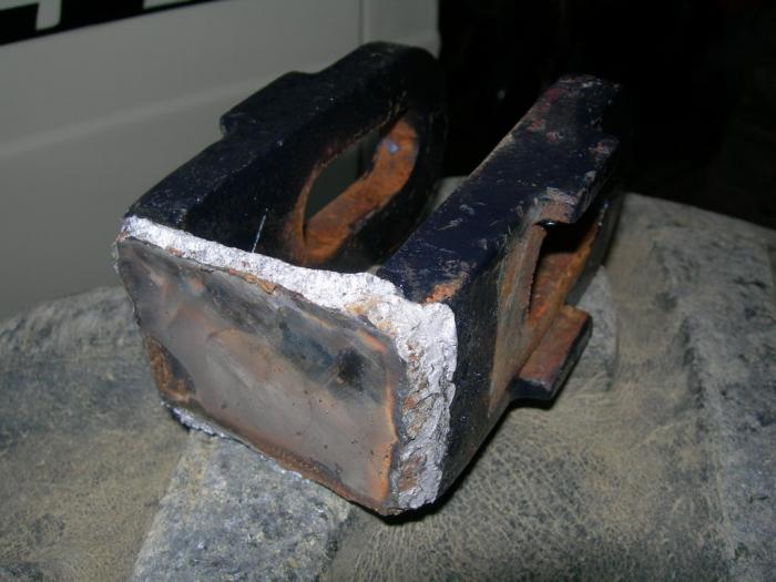 Tirante laterale non proprio in forma