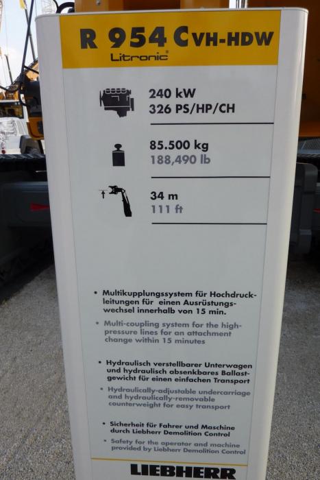 Liebherr R954C VH HDW