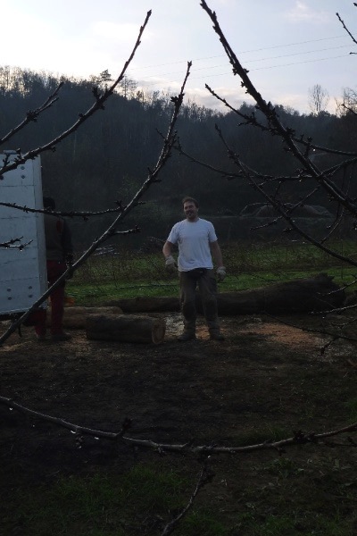 ... 8 del mattino temperatura poco sopra lo zero....