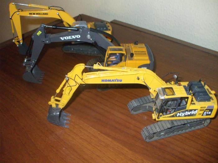 Flotta escavatori cingolati