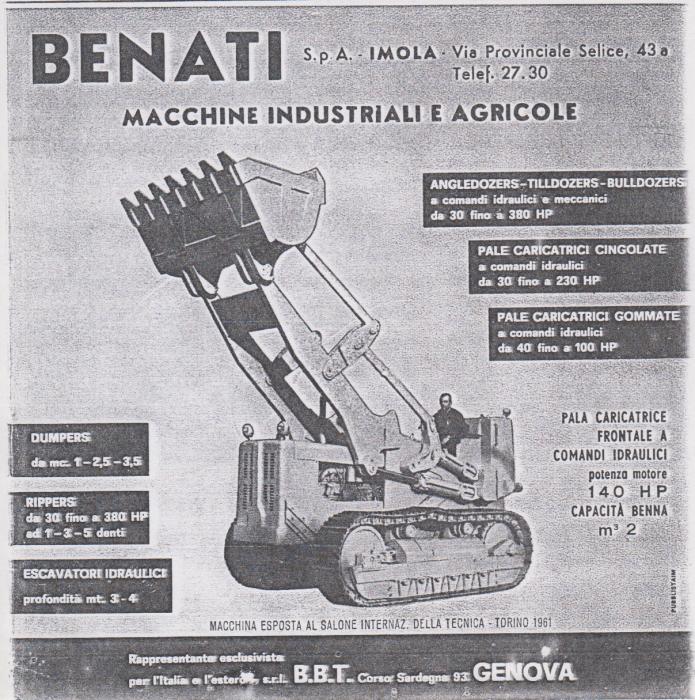 Benati_allestimento pala cingolata su trattore americano
