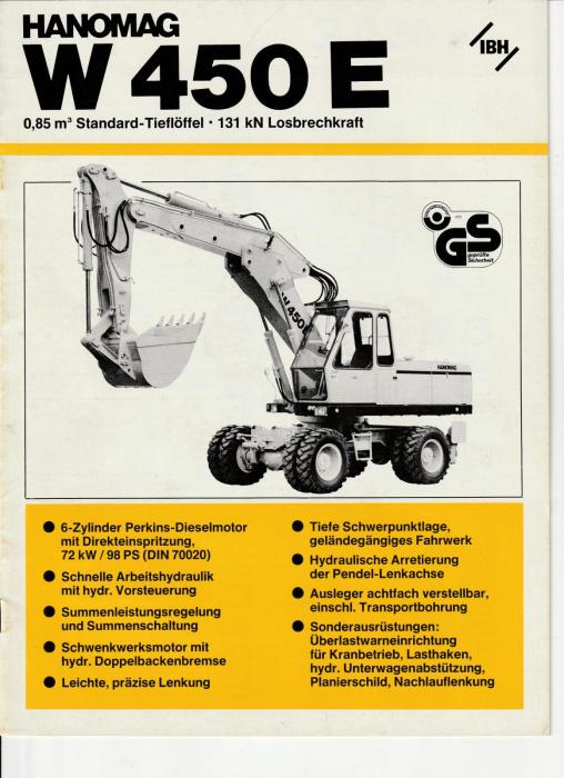 Hanomag W450E