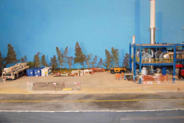 nella notte le due gru sono state smontate e portate v