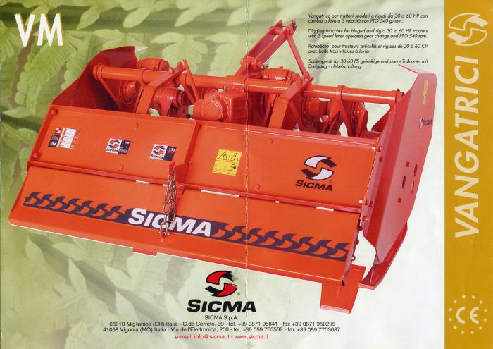 Vangatrice SICMA serie VM