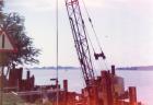 LORAIN L26 su pontone rinnovo banchine a Lido di Venezia anni '80